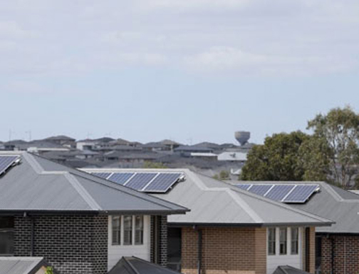 Australske solcelleinstallasjoner på taket er i gjennomsnitt over 9 kW