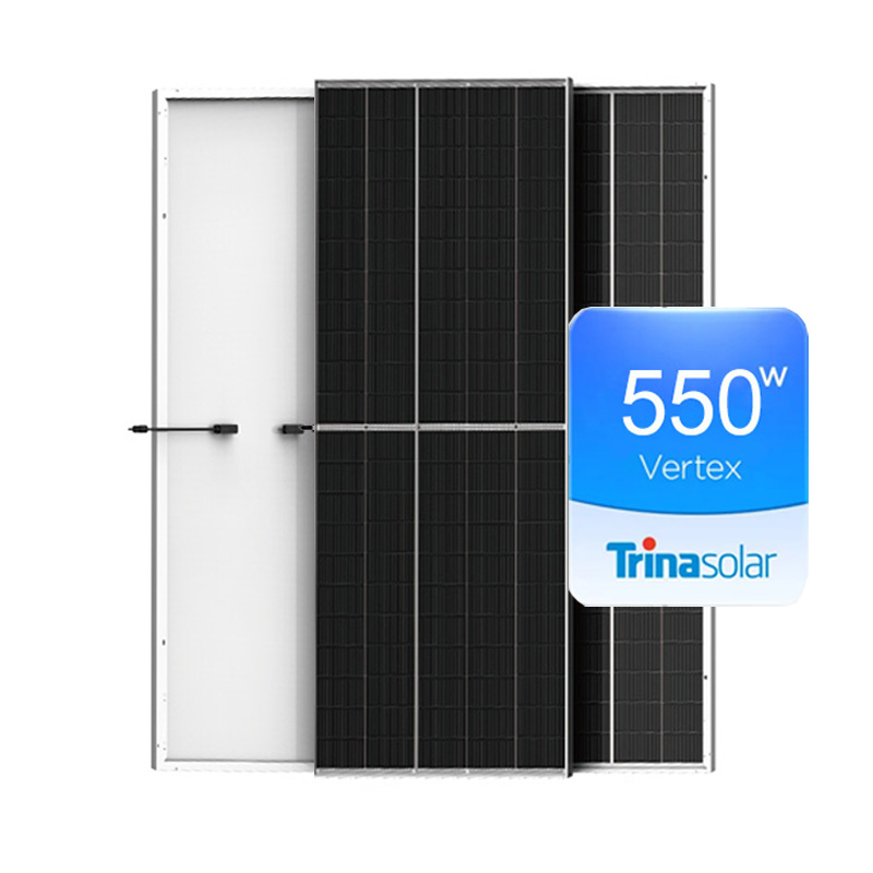 Trina Tier 1 Mono 550Wp 545Wp 540Wp Solcellepanel Helsvart 420Wp 415Wp 410Wp PV-modul