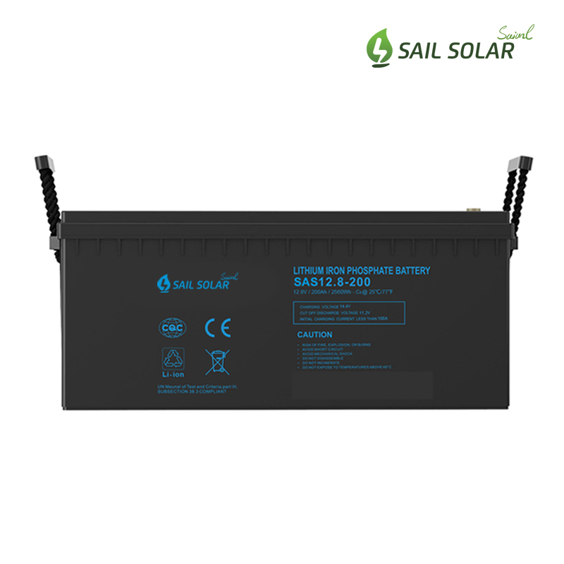 Sail Solar bly-syre erstatningsbatteri 12,8V 200Ah litiumbatteri