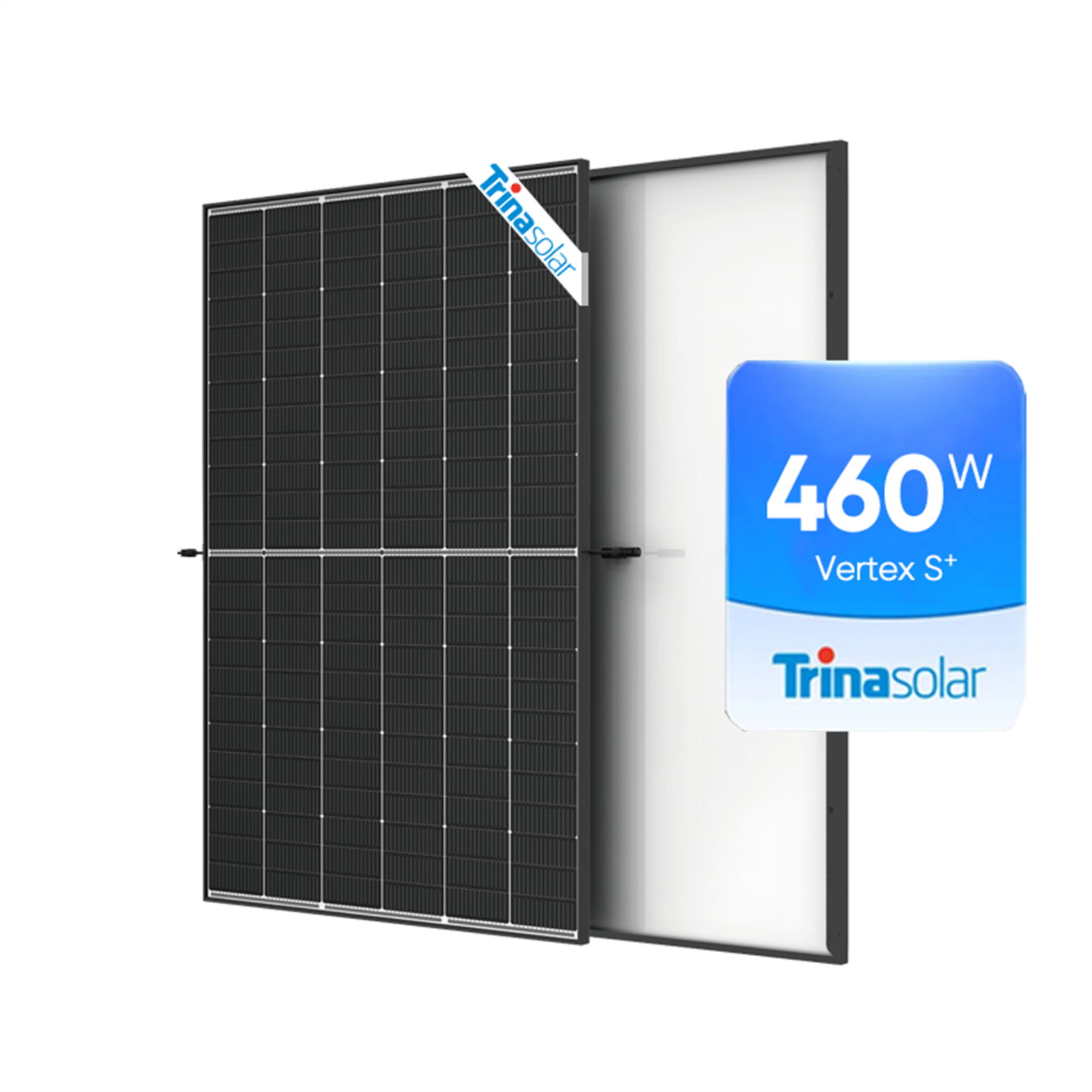 Trina Tier 1 Mono Vertex S+-serien 440 Wp 445 Wp 450 Wp 455 Wp 460 Wp solcellepanel svart ramme 440 Wp 445 Wp 450 Wp 455 Wp 460 Wp bifacial PV-modul bifacial PV-modul