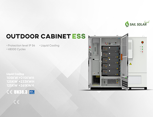 Sail Solar lanserer ny generasjon intelligent væskekjølt kabinett på 261 kWh, som omdefinerer industriell og kommersiell energilagring.