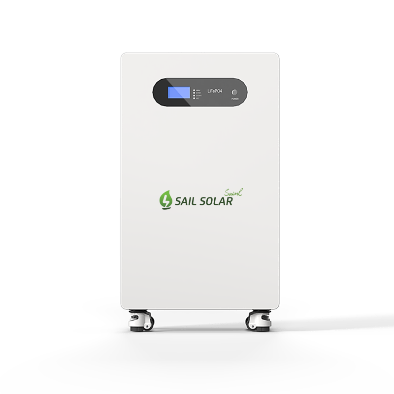 Vertikale litiumionbatterier 16 kWh solenergilagring